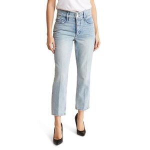 Revolve FRAME Le Pixie Sylvie Bilson Slender Straight High Rise Jeans Size 27